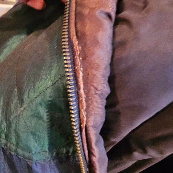 Beverly Hills Blues Jacket Vintage 90's Puffer Duck Down Pockets Women's Size XL - Picture 6 of 9